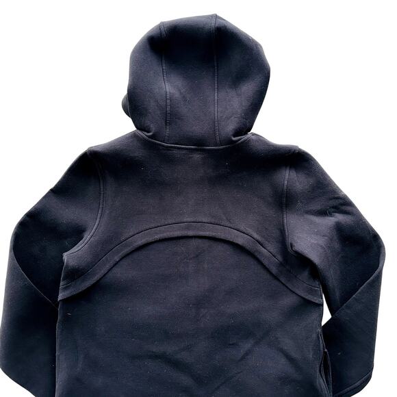 Lululemon Long Horizons Hoodie Black Size Medium Coat Jacket Travel Commute - Picture 9 of 11